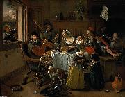 Jan Steen merry family oil painting on canvas